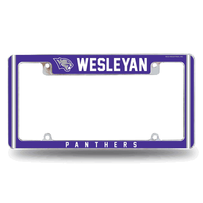 Kentucky Wesleyan Panthers Standard Chrome Auto License Plate Frame