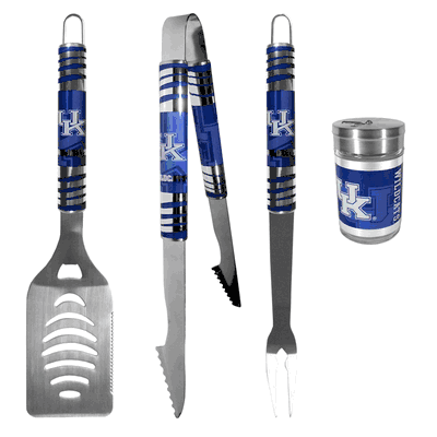 Kentucky Wildcats 3 Piece BBQ Set with Seasoning Shaker