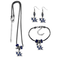 Kentucky Wildcats Euro Bead Jewelry 3 piece Set