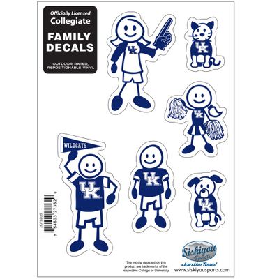 Kentucky Wildcats Family Decal Set - Small