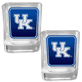 Kentucky Wildcats Square Glass Shot Glass Set Kentucky Wildcats Square Glass Shot Glass Set
