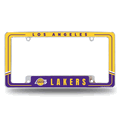 LA Lakers Two-Tone 12" x 6" Chrome Auto License Plate Frame LA Lakers Two-Tone 12" x 6" Chrome Auto License Plate Frame