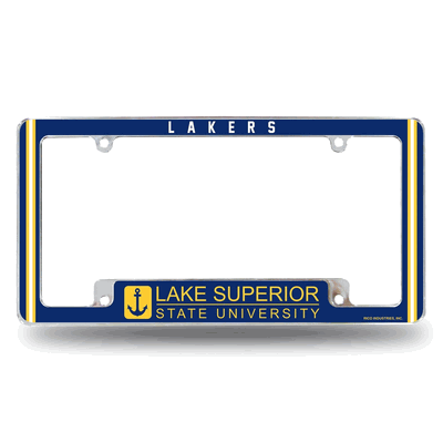 La Salle�Explorers 12" x 6" Chrome Automotive License Plate Frame