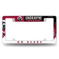 Lenoir-Rhyne Bears 12" x 6" Chrome Automotive License Plate Frame Lenoir-Rhyne Bears 12" x 6" Chrome Automotive License Plate Frame