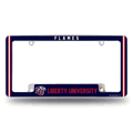 Liberty Flames Classic 12" x 6" Chrome Automotive License Plate Frame Liberty Flames Classic 12" x 6" Chrome Automotive License Plate Frame