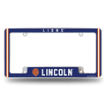 Lincoln (PA) Lions 12" x 6" Chrome Automotive License Plate Frame Lincoln (PA) Lions 12" x 6" Chrome Automotive License Plate Frame