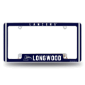 Longwood Lancers 12" x 6" Chrome Automotive License Plate Frame Longwood Lancers 12" x 6" Chrome Automotive License Plate Frame