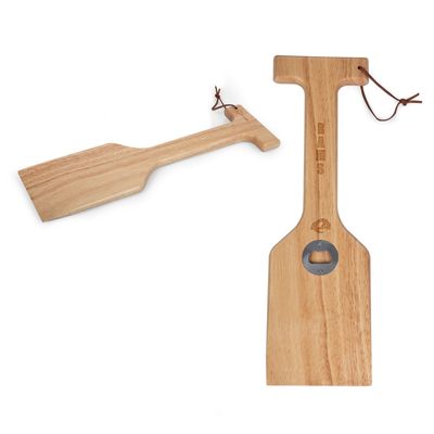 Los Angeles Rams Hardwood BBQ Grill Scraper with Bottle Opener