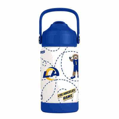 Los Angeles Rams Kids 12oz Stainless Steel Mascot Bottle
