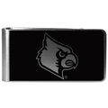 Louisville Cardinals Black and Steel Money Clip