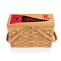 Louisville Cardinals - Poppy Personal Picnic Basket Louisville Cardinals - Poppy Personal Picnic Basket