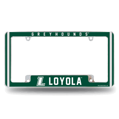 Loyola Maryland�Greyhounds Chrome Automotive License Plate Frame