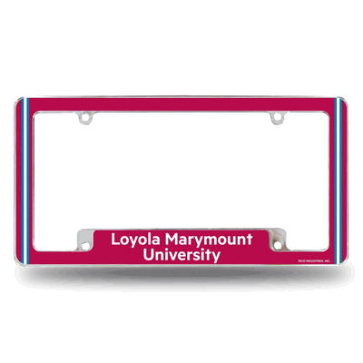 Loyola Marymount�Lions 12" x 6" Chrome Automotive License Plate Frame