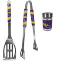 LSU Tigers 2 Piece BBQ Set with Seasoning Shaker