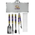 LSU Tigers 8 pc Tailgater BBQ Set