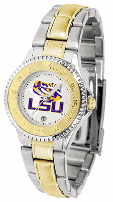 LSU Tigers Competitor Ladies Two-Tone Watch