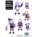 LSU Tigers Family Decal Set - Small LSU Tigers Family Decal Set - Small