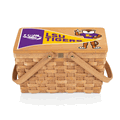 LSU Tigers - Poppy Personal Picnic Basket LSU Tigers - Poppy Personal Picnic Basket