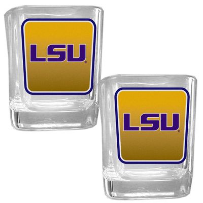 LSU Tigers Square Glass Shot Glass Set