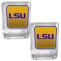 LSU Tigers Square Glass Shot Glass Set
