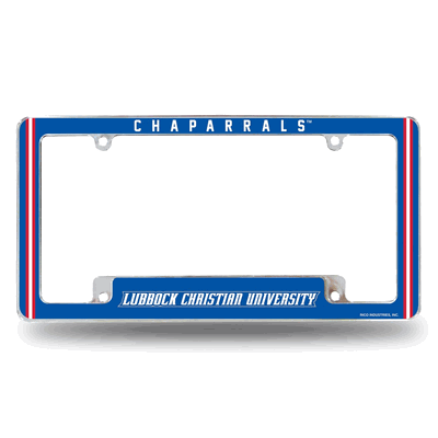 Lubbock Christian�Chaparrals Chrome Automotive License Plate Frame