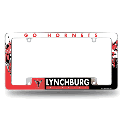 Lynchburg�Hornets 12" x 6" Chrome Automotive License Plate Frame