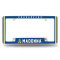 Madonna Crusaders 12" x 6" Chrome Automotive License Plate Frame Madonna Crusaders 12" x 6" Chrome Automotive License Plate Frame