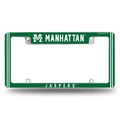 Manhattan CC Panthers 12" x 6" Chrome Automotive License Plate Frame Manhattan CC Panthers 12" x 6" Chrome Automotive License Plate Frame