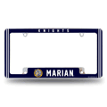 Marian Knights 12" x 6" Chrome Automotive License Plate Frame Marian Knights 12" x 6" Chrome Automotive License Plate Frame