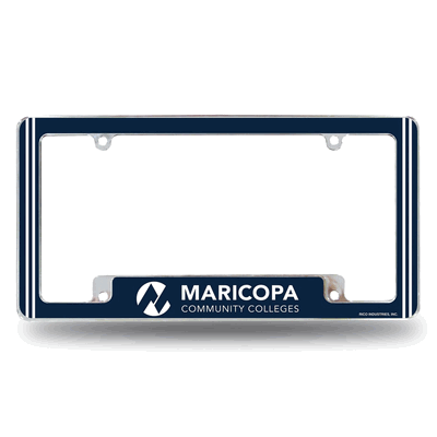 Maricopa Community Colleges Chrome Automotive License Plate Frame