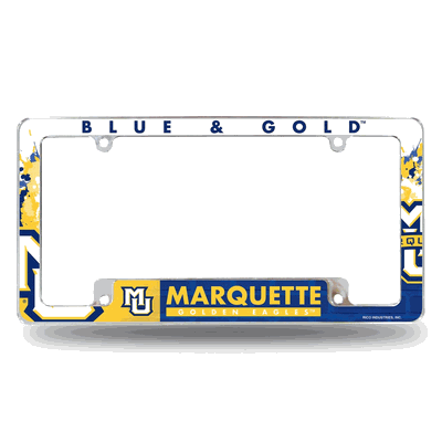 Marquette Golden Eagles Primary Chrome Automotive License Plate Frame
