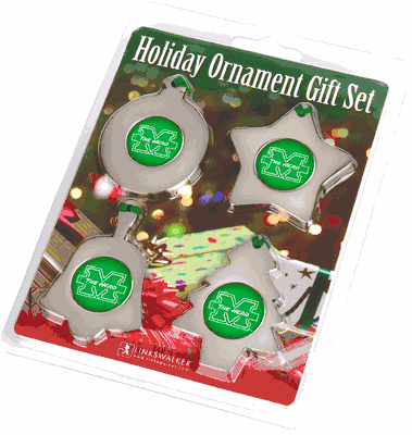 Marshall University Thundering Herd Ornament Gift Pack