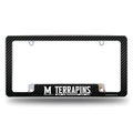 Maryland Terrapins Black Chrome Automotive License Plate Frame Maryland Terrapins Black Chrome Automotive License Plate Frame