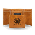 Maryland Terrapins Brown Laser Engraved Faux Leather Trifold Maryland Terrapins Brown Laser Engraved Faux Leather Trifold