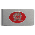 Maryland Terrapins Brushed Metal Money Clip