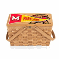 Maryland Terrapins - Poppy Personal Picnic Basket Maryland Terrapins - Poppy Personal Picnic Basket