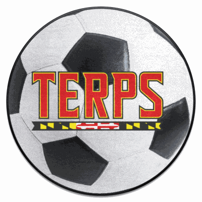 Maryland Terrapins Soccer Ball Rug
