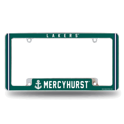 Mercyhurst�Lakers 12" x 6" Chrome Automotive License Plate Frame