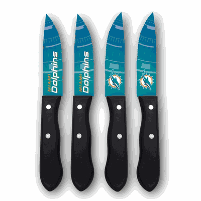 Miami Dolphins Knife Set - Steak - 4 Pack