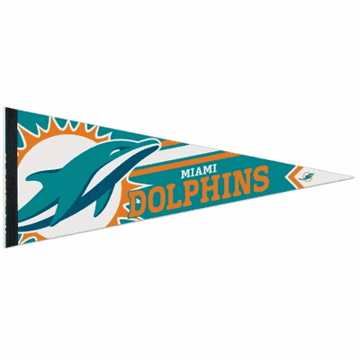 Miami Dolphins Pennant