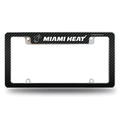 Miami Heat Black 12" x 6" Chrome Automotive License Plate Frame