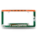 Miami Hurricanes - The U Multi Champ Chrome Auto License Plate Frame Miami Hurricanes - The U Multi Champ Chrome Auto License Plate Frame