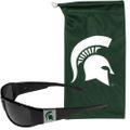 Michigan St. Spartans Chrome Wrap Sunglasses and Bag