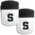 Michigan St. Spartans Clip Magnet with Bottle Opener, 2 pack
