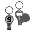 Michigan St. Spartans Nail Care/Bottle Opener Key Chain Michigan St. Spartans Nail Care/Bottle Opener Key Chain