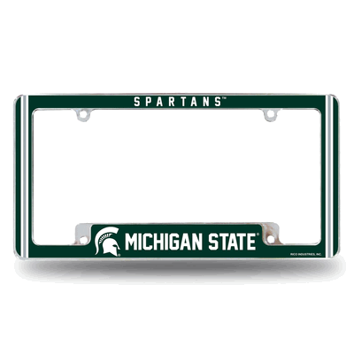 Michigan State Spartans Classic Chrome Automotive License Plate Frame