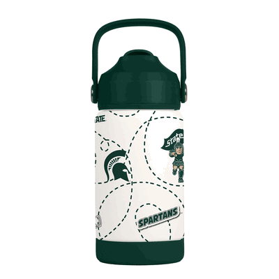 Michigan State Spartans Kids 12oz Stainless Steel Mascot Bottle