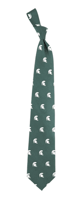Michigan State Spartans Logo Silk Tie