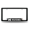 Michigan Wolverines Chrome Automotive License Plate Frame