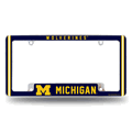 Michigan Wolverines Classic Chrome Automotive License Plate Frame